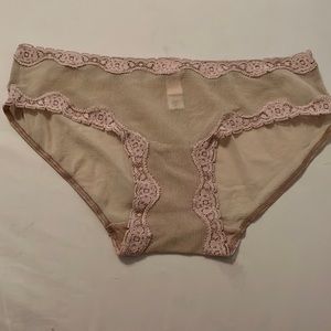 Victory secret tan brief